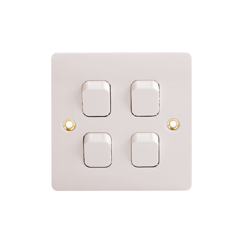 Bakélite 4 Gang 1 Way Switch HK6141V