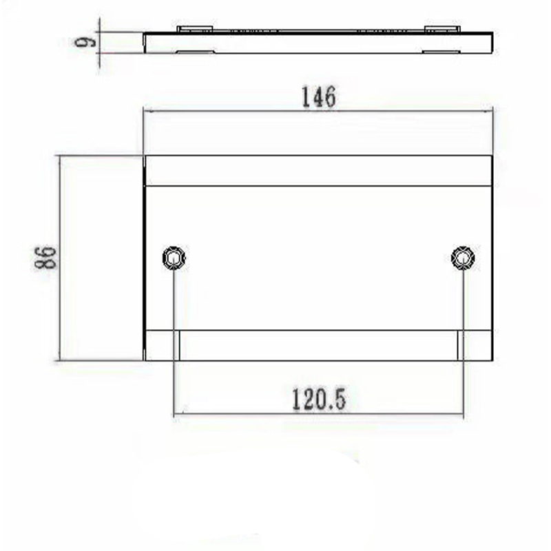 Plaque de cuisson en bakélite 45A DP avec néon HK6145HN-36